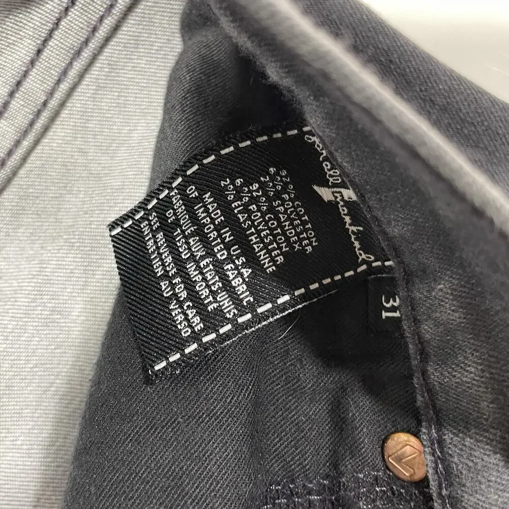 7 for All Mankind Jeans Mens 31x30 Gray Standard Straight Luxe Performance Denim